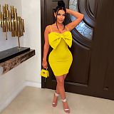 WHOLESALE | Bodycon Front Bow Tank Dress