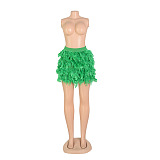 WHOLESALE | Feather Mini Skirt