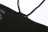 WHOLESALE | Knitted Tassel Hem See-through Skirt Set