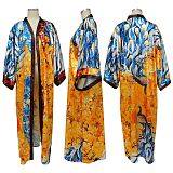 WHOLESALE |   Cover-Up Digial Printed Robe in Gold