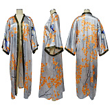 WHOLESALE |   Cover-Up Digial Printed Robe in Silver