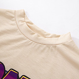 WHOLESALE | Printed T-Shirt in Apricot