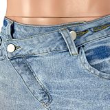 WHOLESALE | Distressd Elastic Jeans
