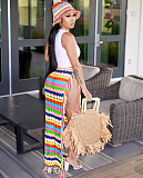 WHOLESALE | Knitted Rainbow Tassel Hem Skirts