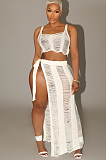 WHOLESALE | Knitted See Through Tank Skirt Set