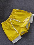 WHOLESALE | Tie Up PU Leather Split Shorts
