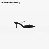 WHOLESALE | Alexander Wang Logo Strap Mules