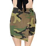 WHOLESALE |  Camo Asymetrical Skirt