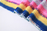 WHOLESALE | Knitted Rainbow Bra Skirt Set