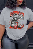WHOLESALE | Broken Bear Printed T-shirt