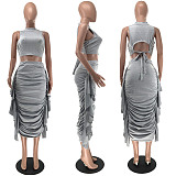 WHOLESALE | Solid Skirt Set