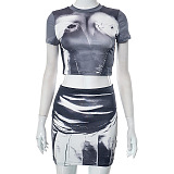 WHOLESALE | 3D Printed Skirt Set