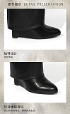 WHOLESALE | Faux Pu Lock Boots(Produce to order)