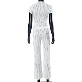 WHOLESALE | Hollow-out Pants' Suit in White