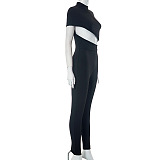 WHOLESALE | Asymmertrical Cut Jumpsuit in Black