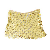 WHOLESALE | Handmade Acrylic Disc Chain Top(Free Size) in Gold