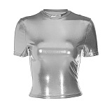 WHOLESALE | Shinning Bodycon T-shirt Top