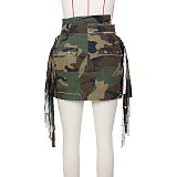 SUPER WHOLESALE | Camo High Waist Skirt