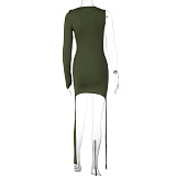 WHOLESALE | One Shoulder Strap Side Drawstring Dress