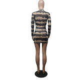 SUPER WHOLESALE | Chiffon Long Sleeve Mini Dress