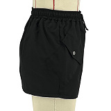 SUPER  WHOLESALE | Self-tied Mini Cargo Skirt in Solid