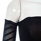SUPER WHOLESALE | Front Hollow-out Off Shoulder Top & Pants in Black