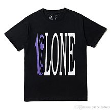 Vlone X Palm Angels T-shirt Purple/black