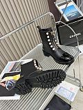 SUPER WHOLESALE | Calf-skin Ankle High Boots in Black