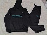 SUPER WHOLESALE | TIFFANY&CO. JOGGING SUIT(HOODIE & SWEATER TOP) in Black