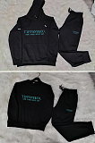 SUPER WHOLESALE | TIFFANY&CO. JOGGING SUIT(HOODIE & SWEATER TOP) in Black