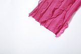 SUPER WHOLESALE | Wave Chiffon Long Sleeve Skirt Set