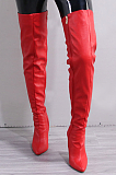 WHOLESALE | Elastic Pu Material Knee High Boots.