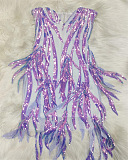 SUPER WHOLESALE | Feather,Sequins, Badeau Dress