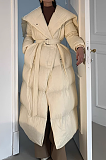 SUPER WHOLESALE | Hoodie Oversize Layered Neck Long Coat