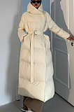 SUPER WHOLESALE | Hoodie Oversize Layered Neck Long Coat