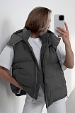 SUPER WHOLESALE | Stand-up Collar Down Vest Jacket Puffy Top