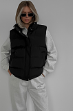 SUPER WHOLESALE | Stand-up Collar Down Vest Jacket Puffy Top
