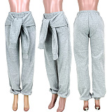 SUPER WHOLESALE |  Sleeve Attachted Jogging Pants