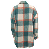 SUPER WHOLESALE | Plaid Thick Front Pocket Shirt Top