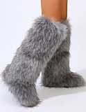SUPER WHOLESALE | Furry Kneel High Boots