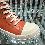 SUPER WHOLESALE | High Top Lace Up Sneaker in Orange