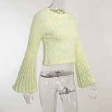 SUPER WHOLESALE | Knitted Flare Cuff Sweater