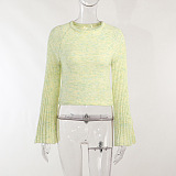 SUPER WHOLESALE | Knitted Flare Cuff Sweater