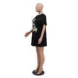 SUPER WHOLESALE | Sequins Pleated Hem Mini Dress