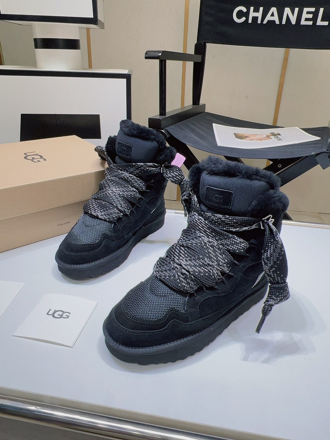 US$ 54.99 - UGG Lowmel Sneaker in Black - www.fashion-wish.net