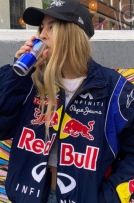 Red bull track jacket discount