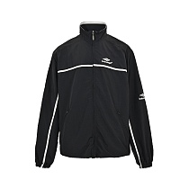 UNISEX Track Jacket in Black (MODEL(MEN):M, MODEL(WOMEN): S)