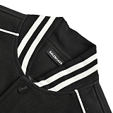 Men's Varsity Jacket in Black (MODEL: SIZE LARGE)