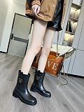 SUPER WHOLESALE |Downtown Ankle Boot Black Embossed Calf Leather