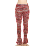 SUPER WHOLESALE | Furry Knitted Ruffle Pants